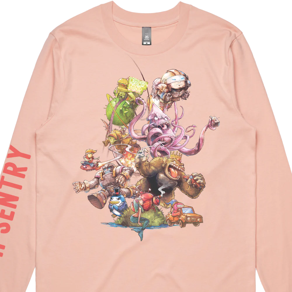 SETH SENTRY | THIS WAS TOMORROW Pink Longsleeve T-shirt