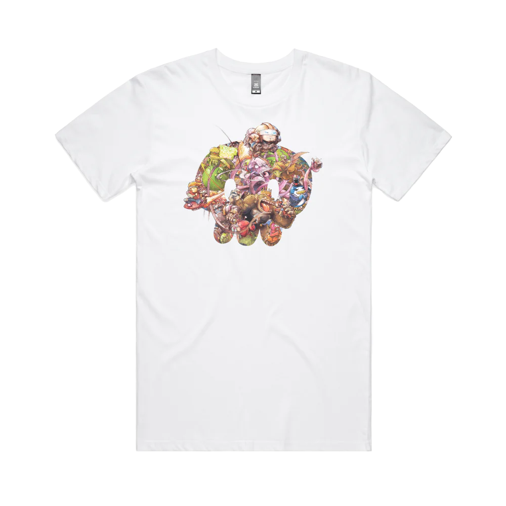 SETH SENTRY | SKULL White T-shirt